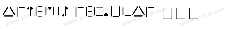 Artemis Regular字体转换